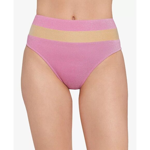 Salt + Cove Juniors Medium Precious Metals Colorblocked Swim Bikini Bottoms 045 - Picture 1 of 9